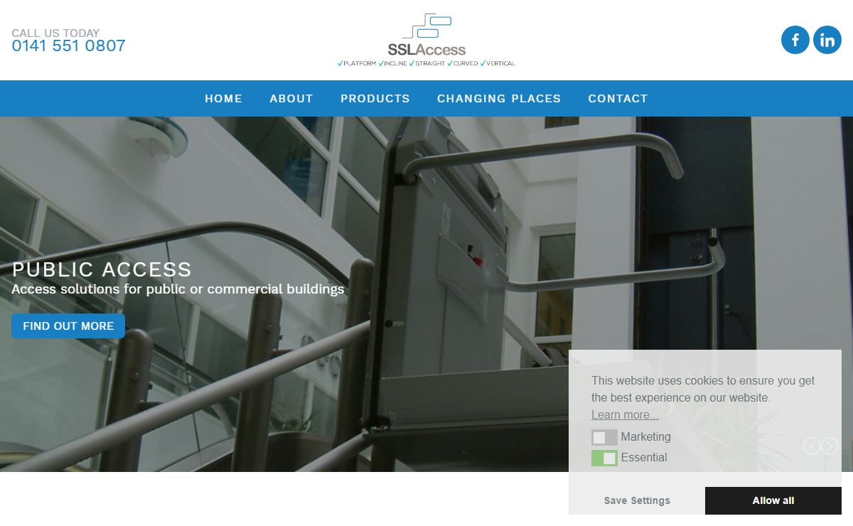 SSL Access | Supply & Installation of Disabled Access Lifts