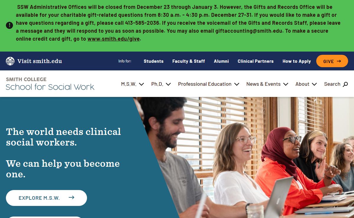Home | School for Social Work