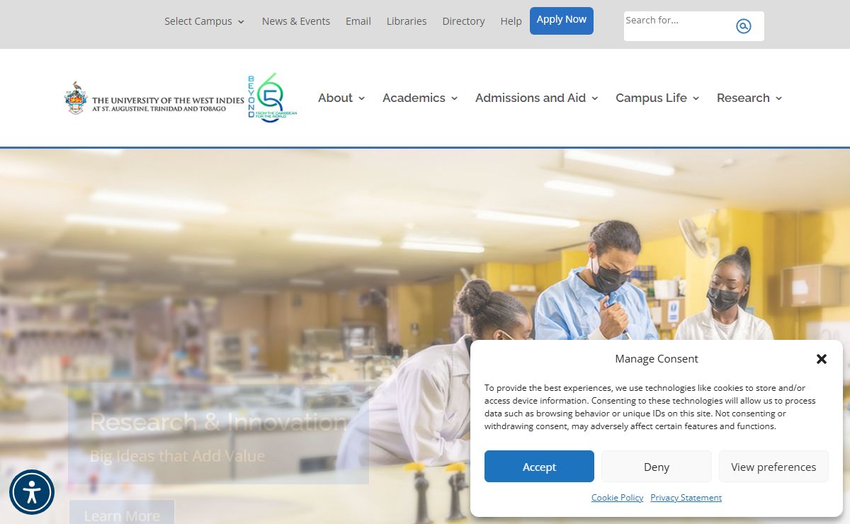 The University of the West Indies, St. Augustine, Trinidad & Tobago