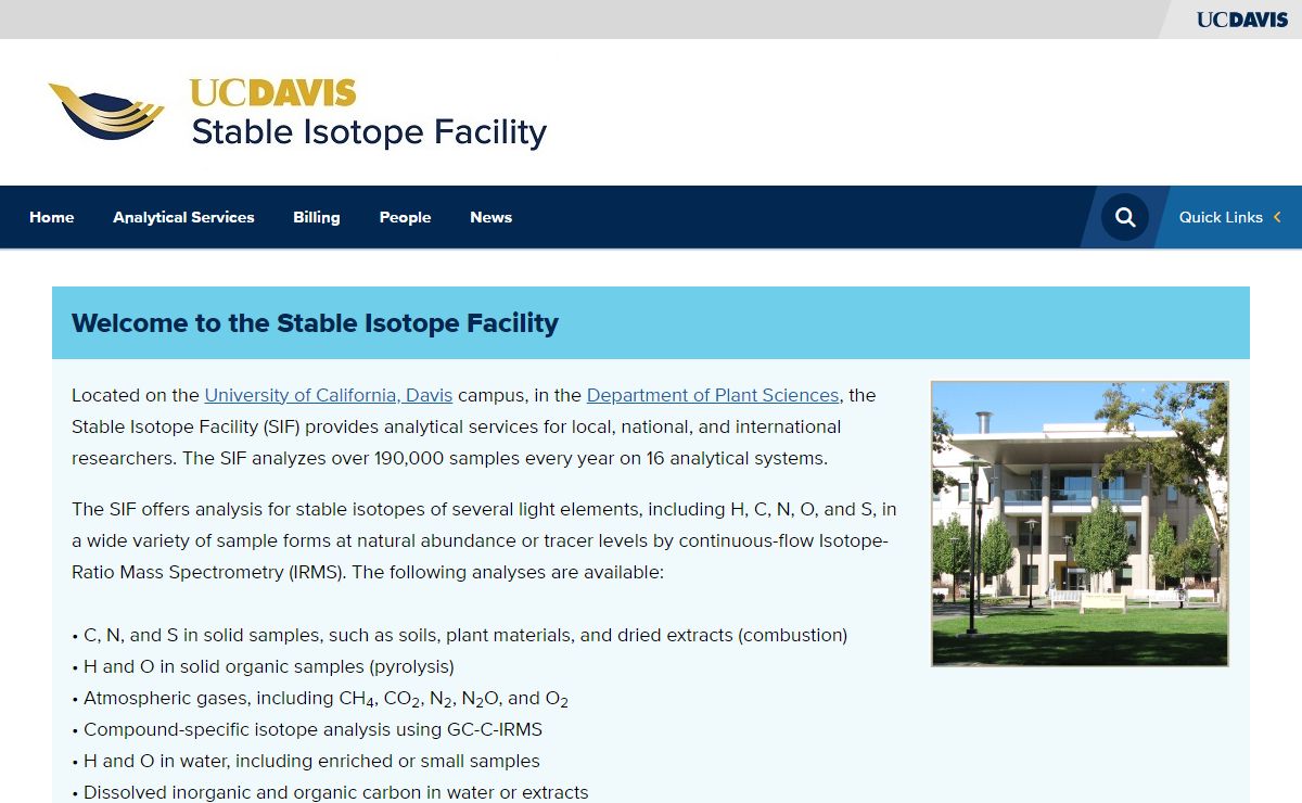 Stable Isotope Facility