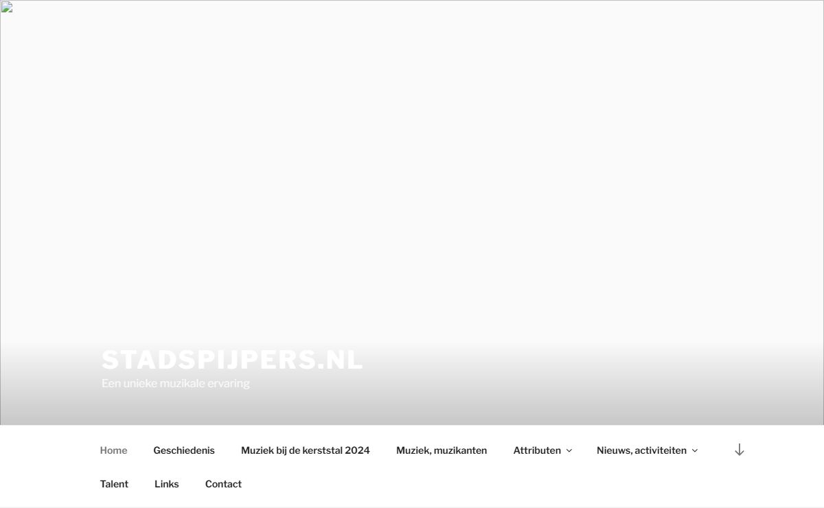 stadspijpers.nl – Een unieke muzikale ervaring