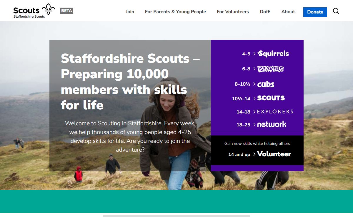 Staffordshire County Scouts – Providing useful information for Scouting in Staffordshire