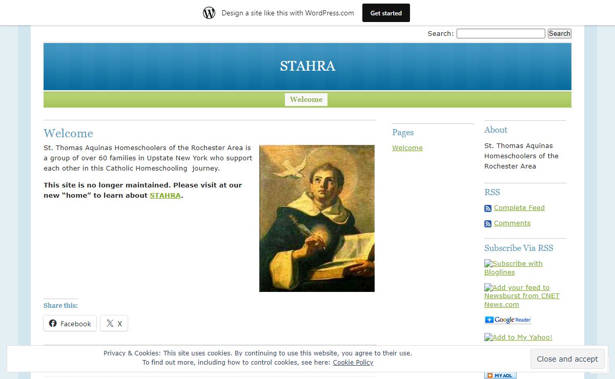 STAHRA | St. Thomas Aquinas Homeschoolers of the Rochester Area