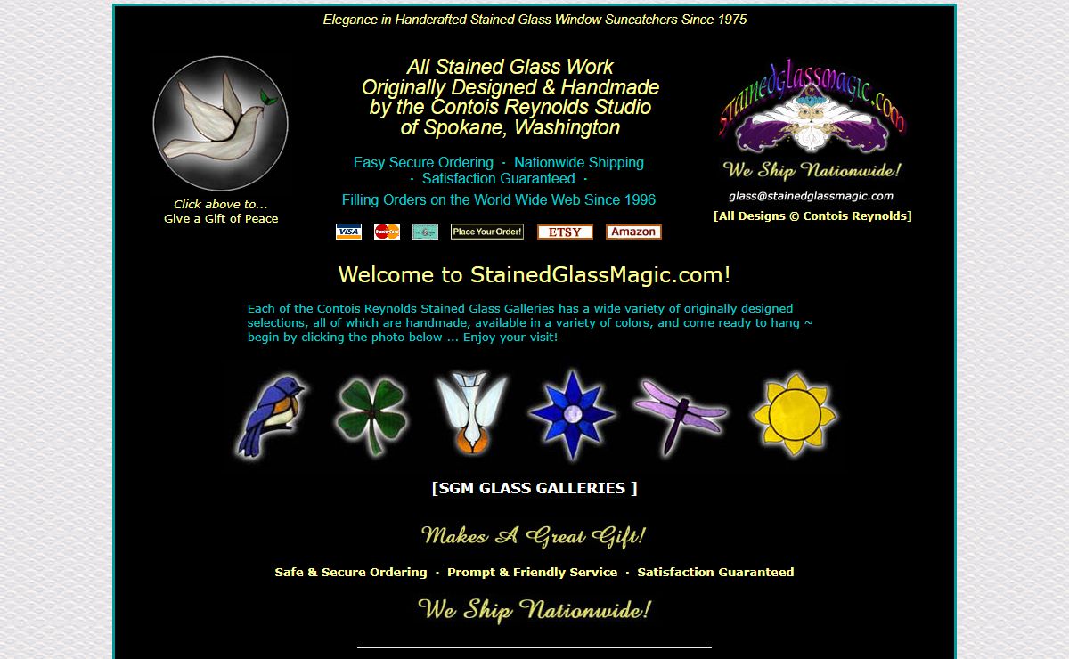 Stained Glass Magic - Handmade Stained Glass Suncatchers & Windows Hangings