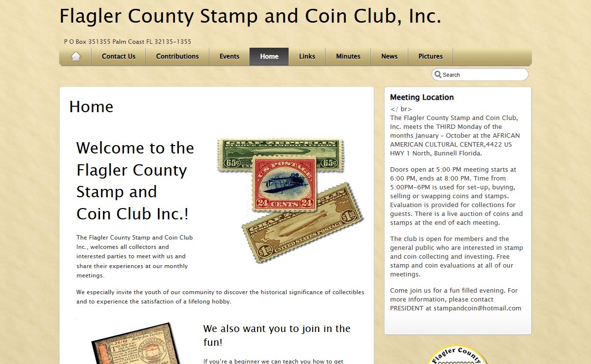 Flagler County Stamp and Coin Club, Inc.