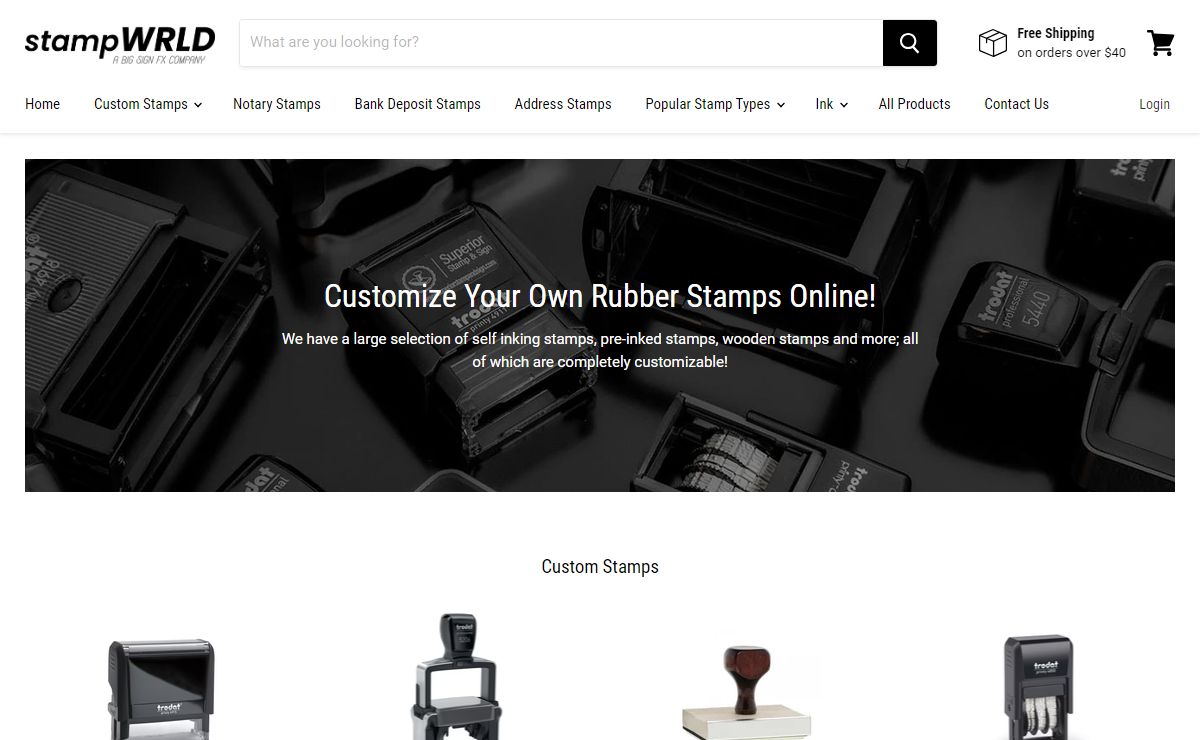 stampWRLD | Customize Your Own Rubber Stamps Online!
