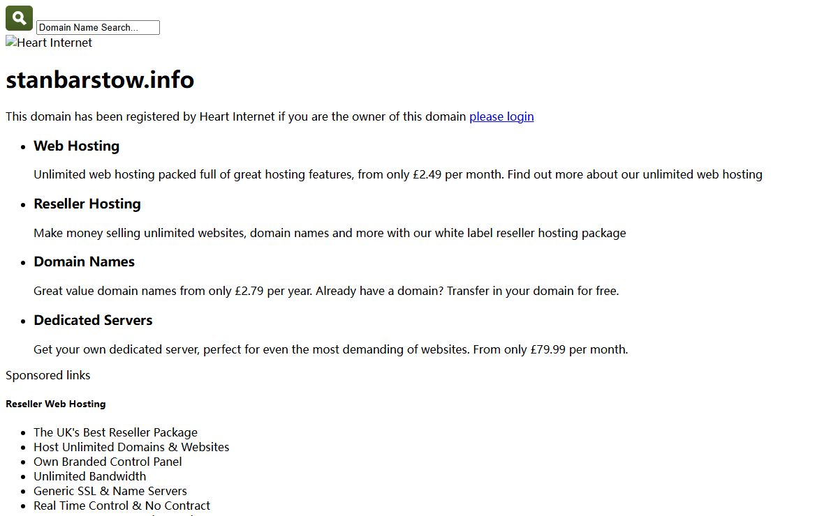 Web Hosting, Reseller Hosting & Domain Names from Heart Internet