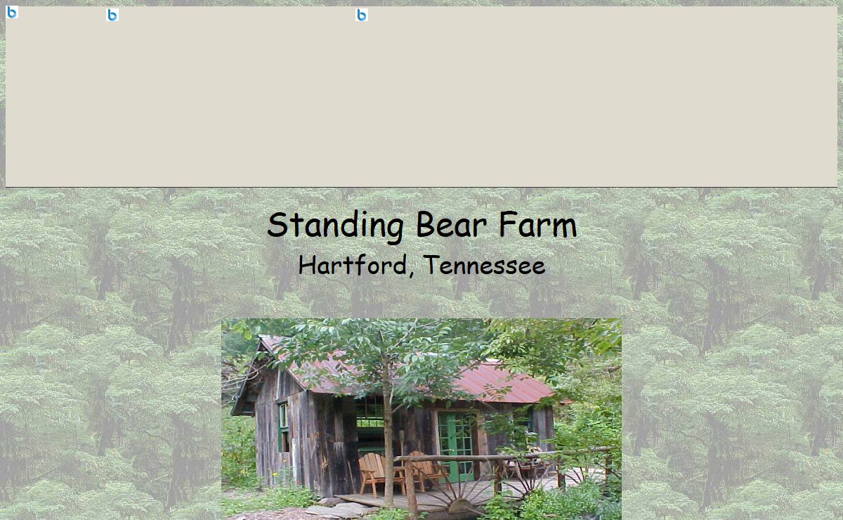 Standing Bear Farm on the Appalachian Trail>