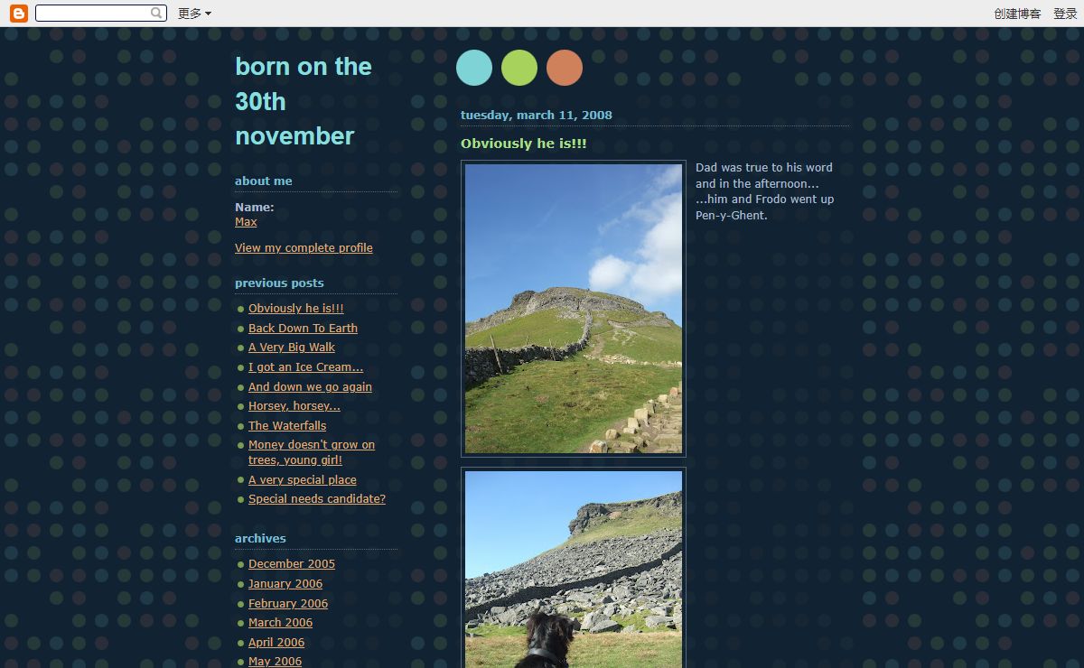 Born on the 30th November