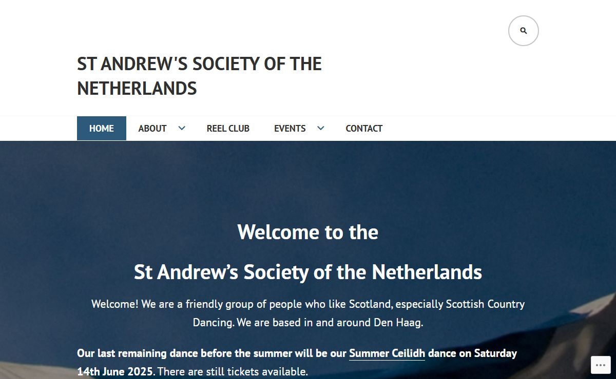 St Andrew's Society of the Netherlands – Keeping the Netherlands dancing one Celidh at a time