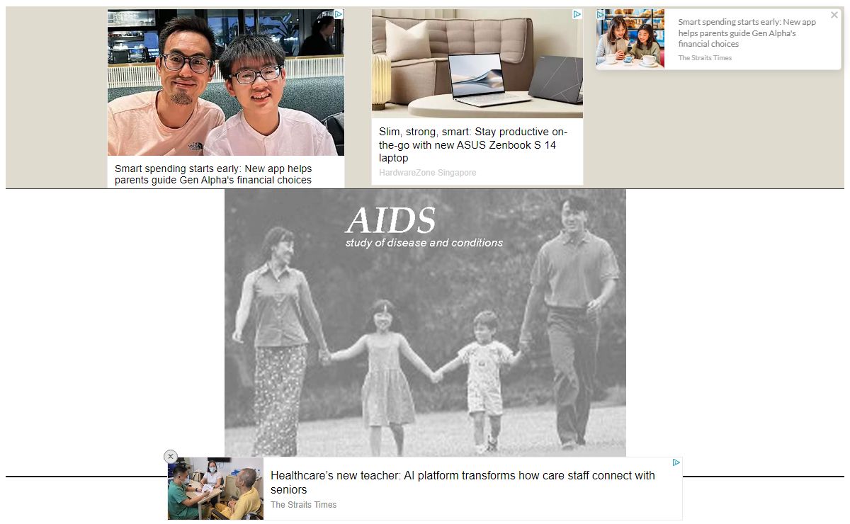 AIDS, study of disease and conditions