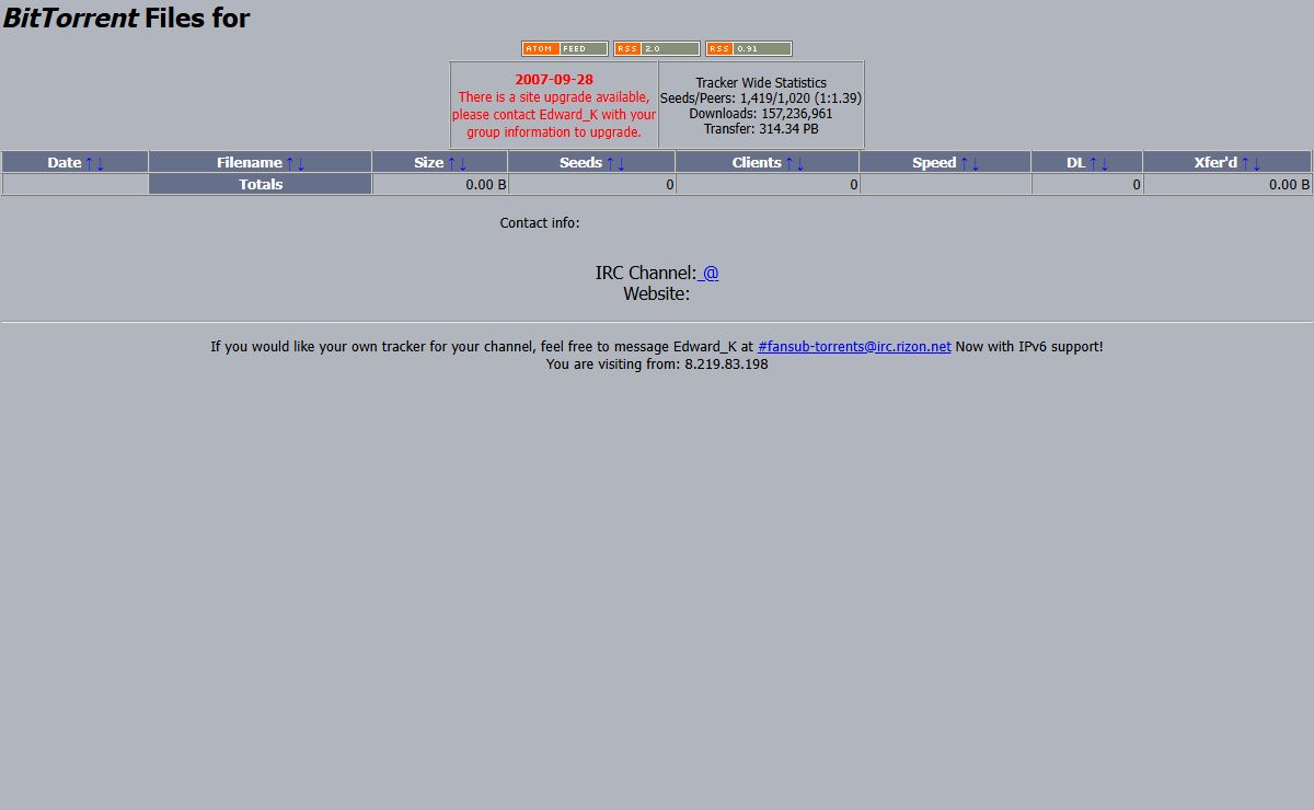 BitTorrent Files for @