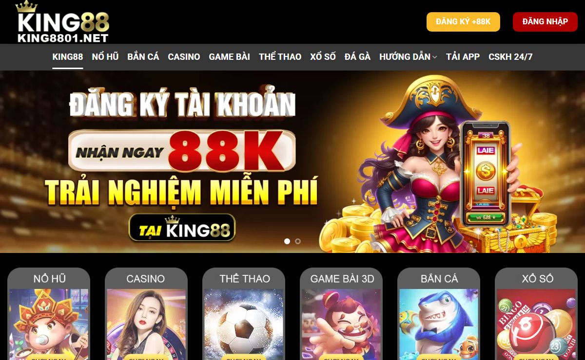 KING88⭐️KING 88 - Link Truy Cập Trang Chủ Chính Thức【2025】