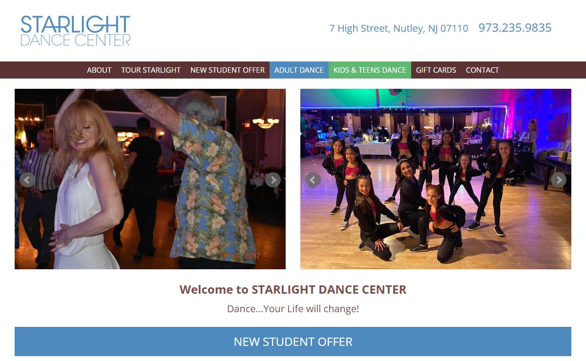 Home | STARLIGHT DANCE CENTER | Nutley, New Jersey