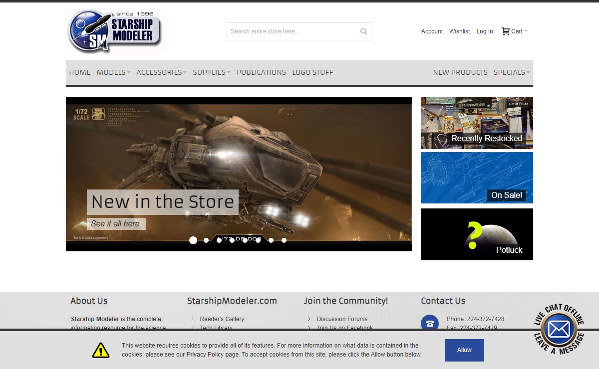 Starship Modeler Store