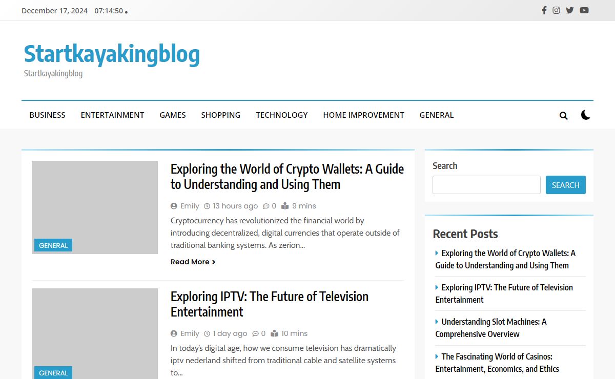 Startkayakingblog - Startkayakingblog