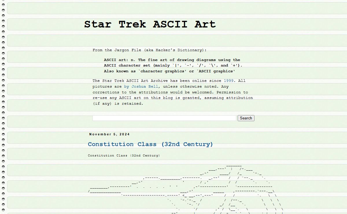 Star Trek ASCII Art