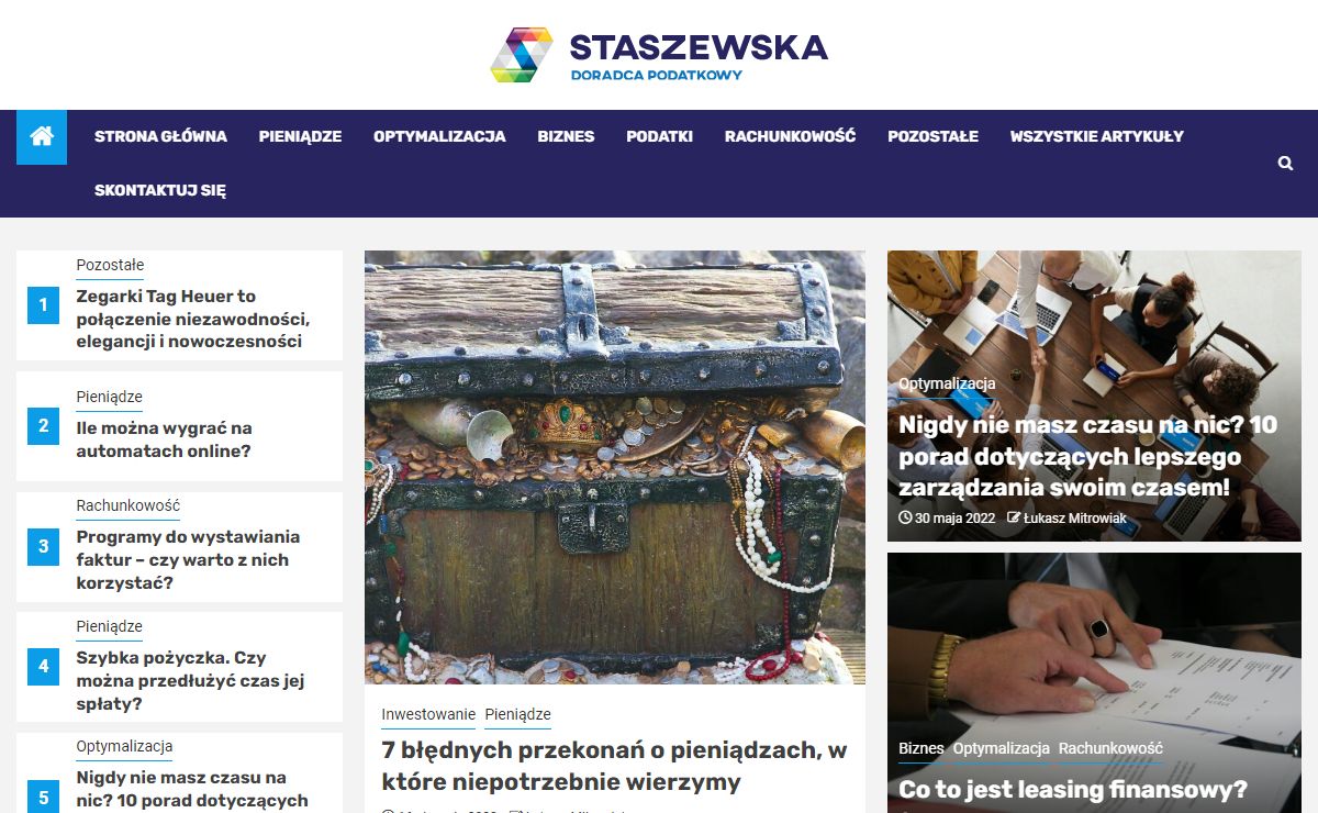 Staszewska.pl - Pomagamy optymalizować skutki polskiego ładu