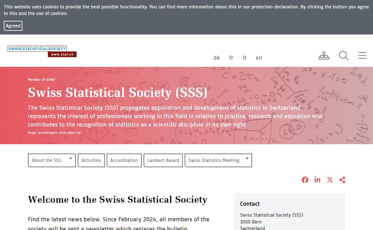 Swiss Statistical Society (SSS)
