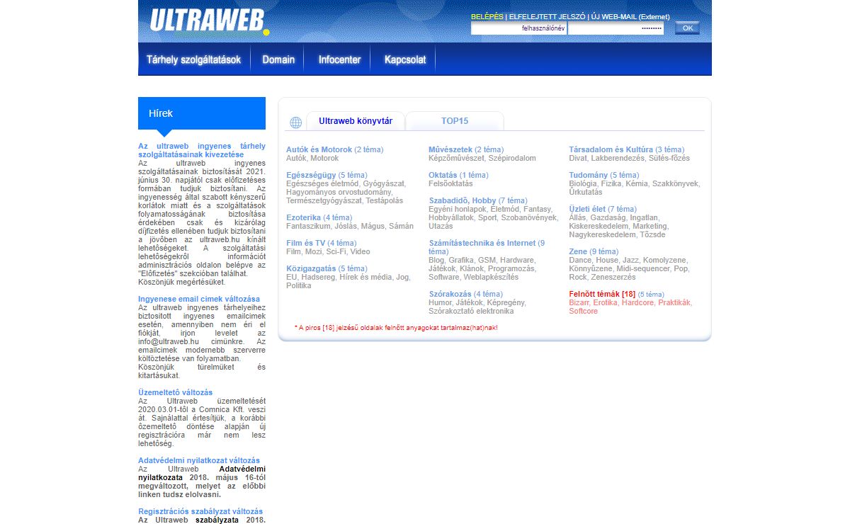 ULTRAWEB . HU