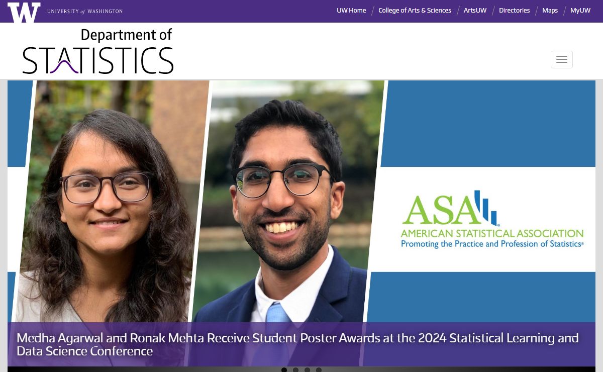 Home | University of Washington Department of Statistics