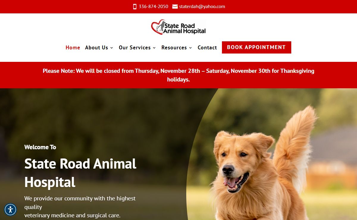 Best Vet Hospital In Elkin, NC | State Road Animal Hospital