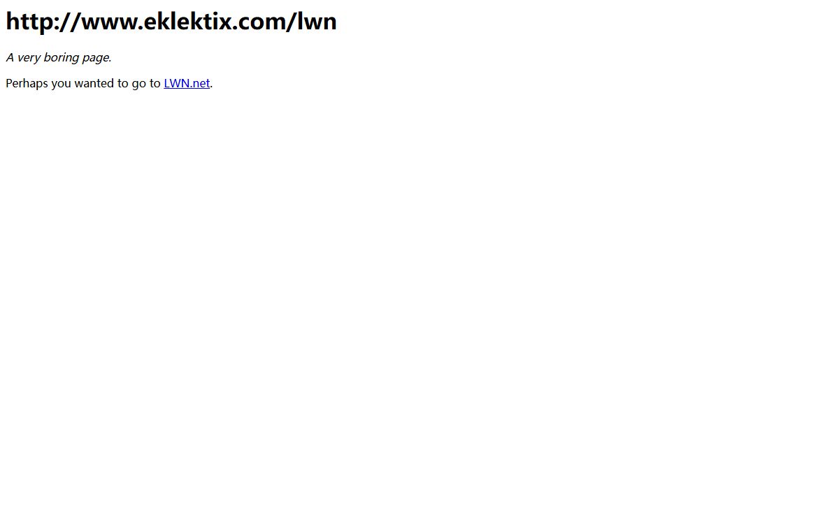 www.eklektix.com/lwn