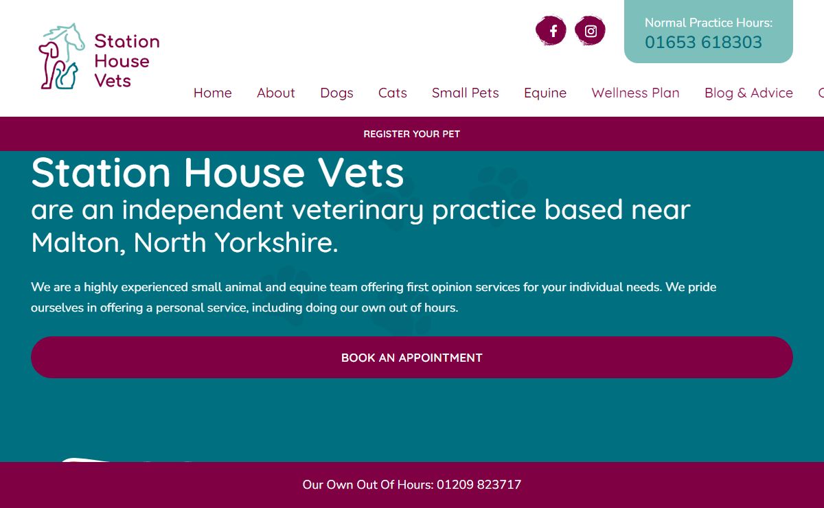 Home - Station House Vets