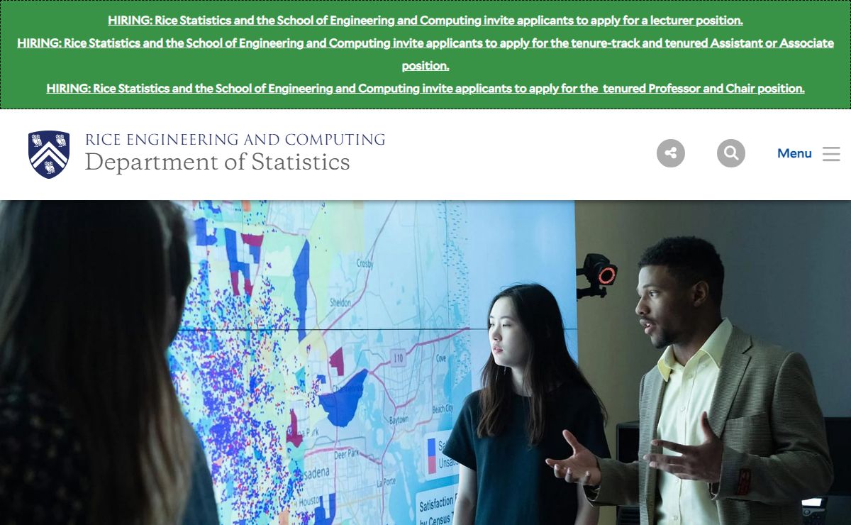 Department of Statistics | Rice University