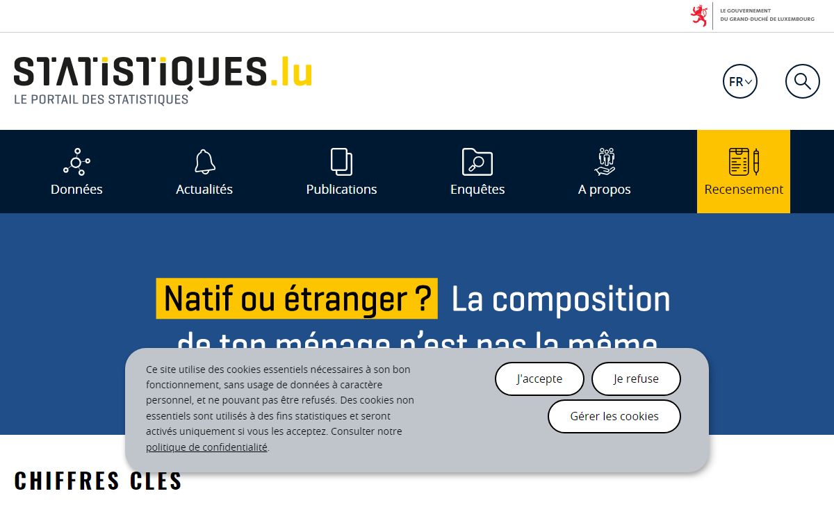 Statistiques - Luxembourg