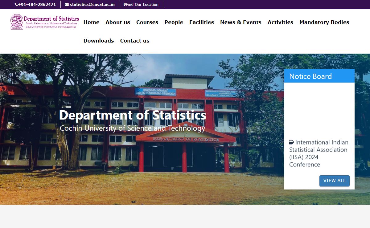 Department Of Statistics