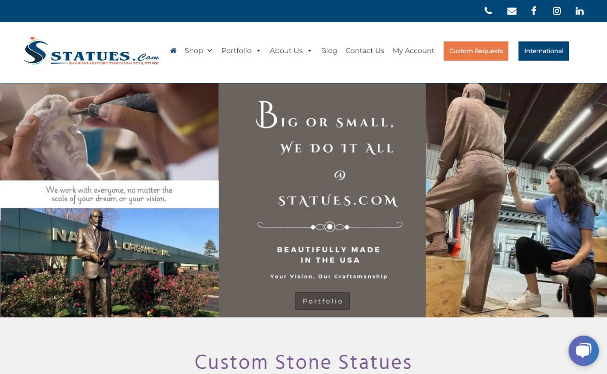 Custom Stone Sculpture | Statues.com