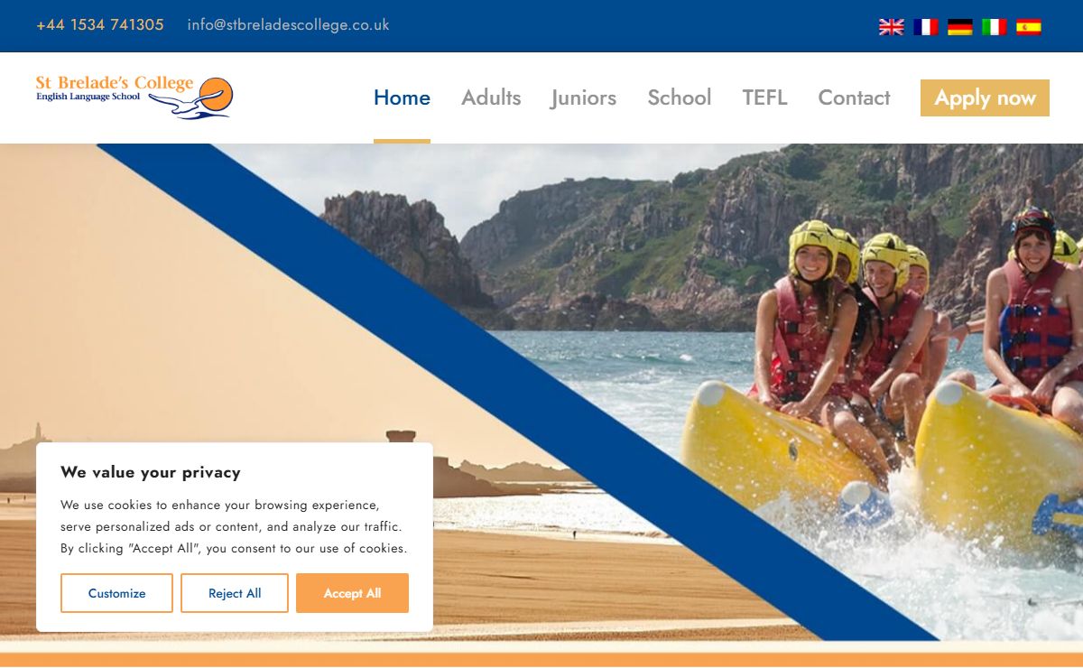 English language courses in Jersey | St Brelade's College