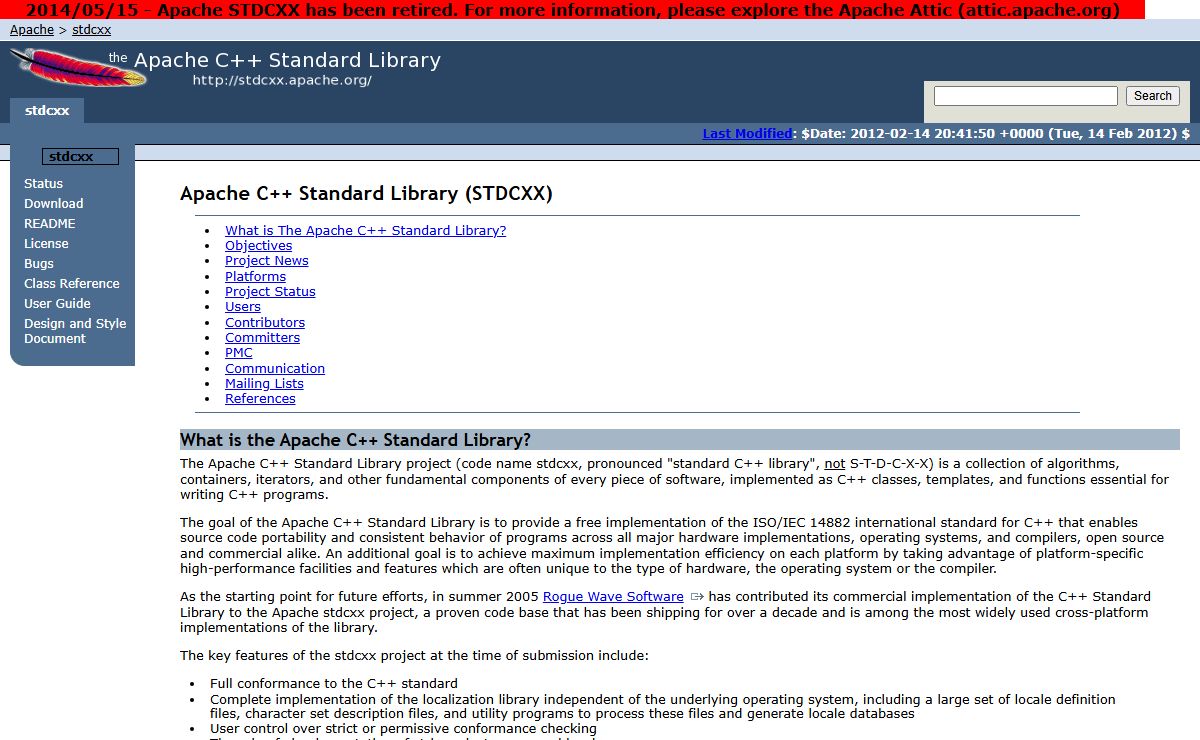 Apache C++ Standard Library