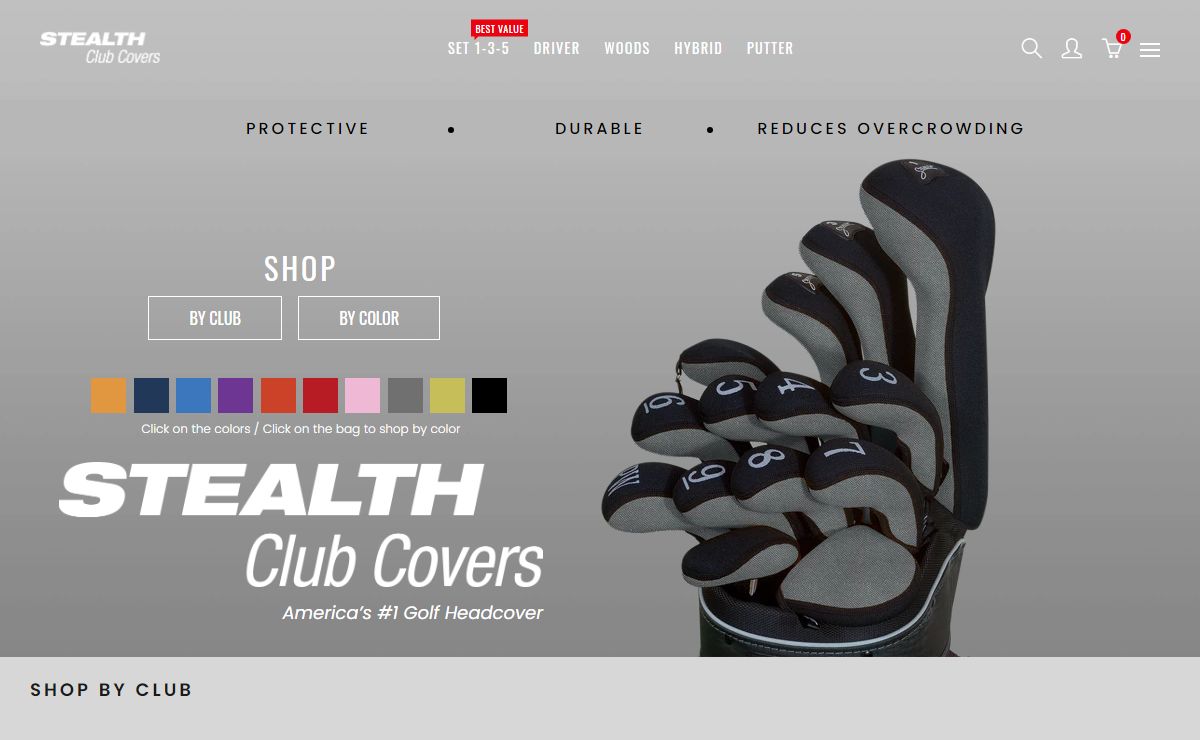 Stealth Club Covers - Golf Club Covers