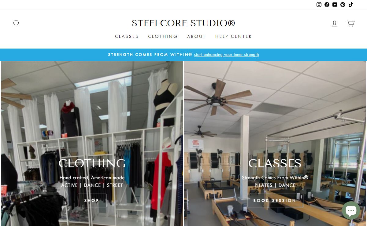 SteelCore - for dance, yoga, pilates – SteelCore Studio®