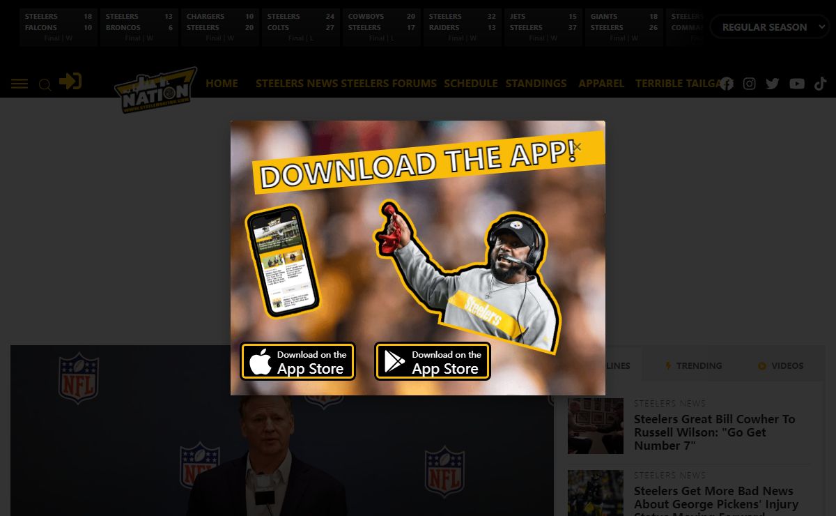 Steeler Nation: Pittsburgh Steelers News, Rumors, & More