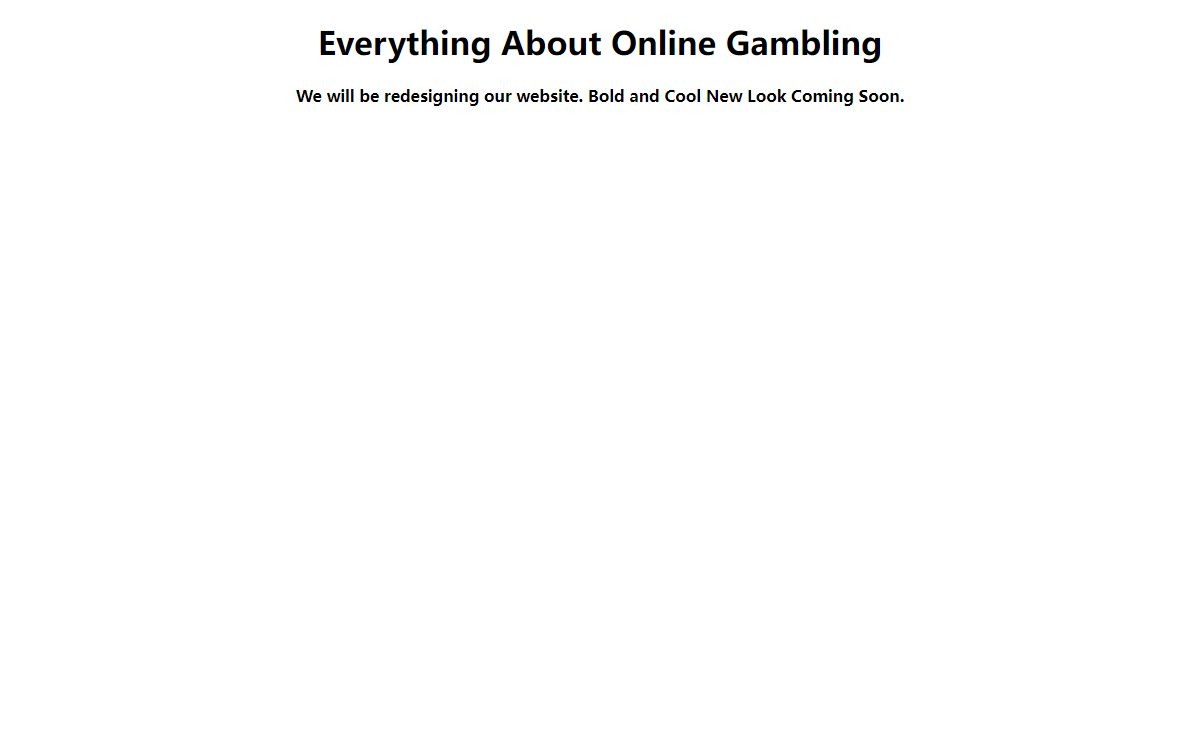 Blog About Online Gambling