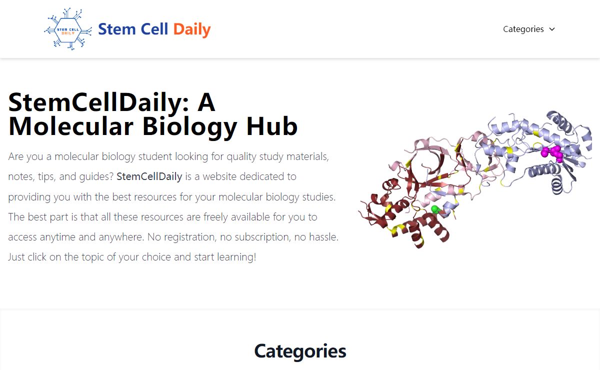 StemCellDaily | A Molecular Biology Hub