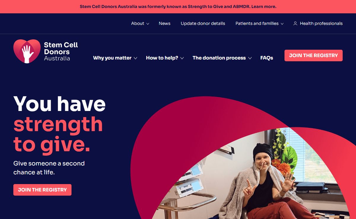Stem Cell Donors Australia - You have strength to give