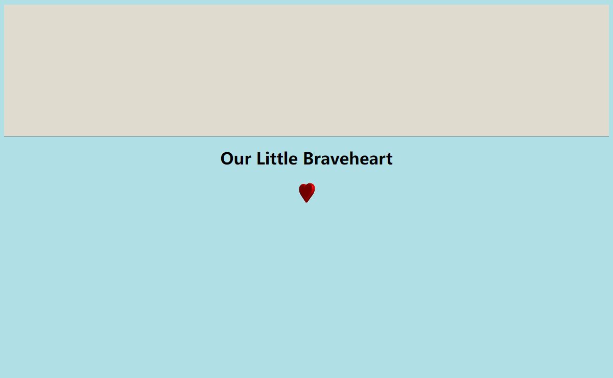 Our Little Braveheart