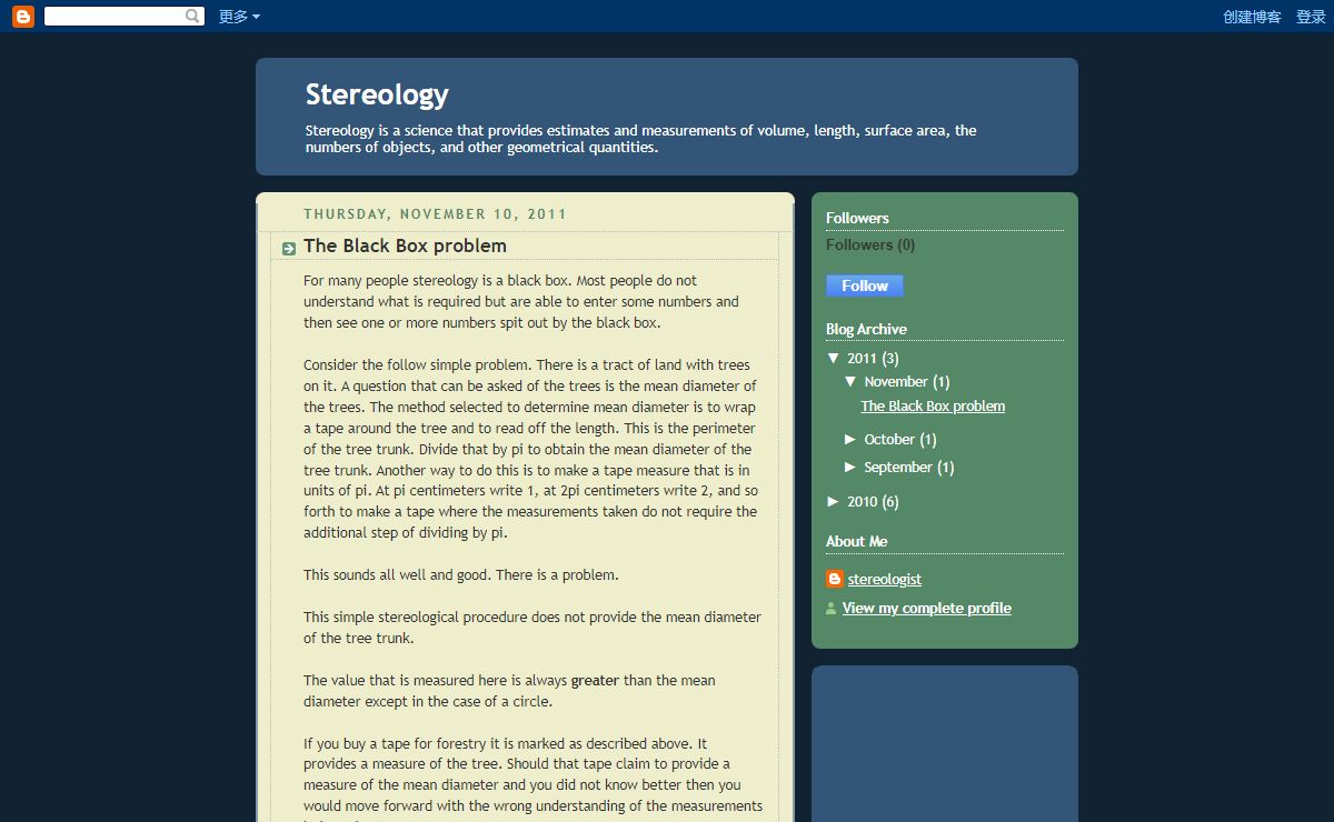 Stereology