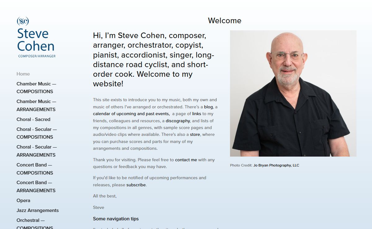 Steve Cohen Music