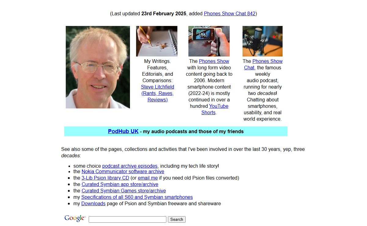 Steve Litchfield and The Phones Show video podcast
