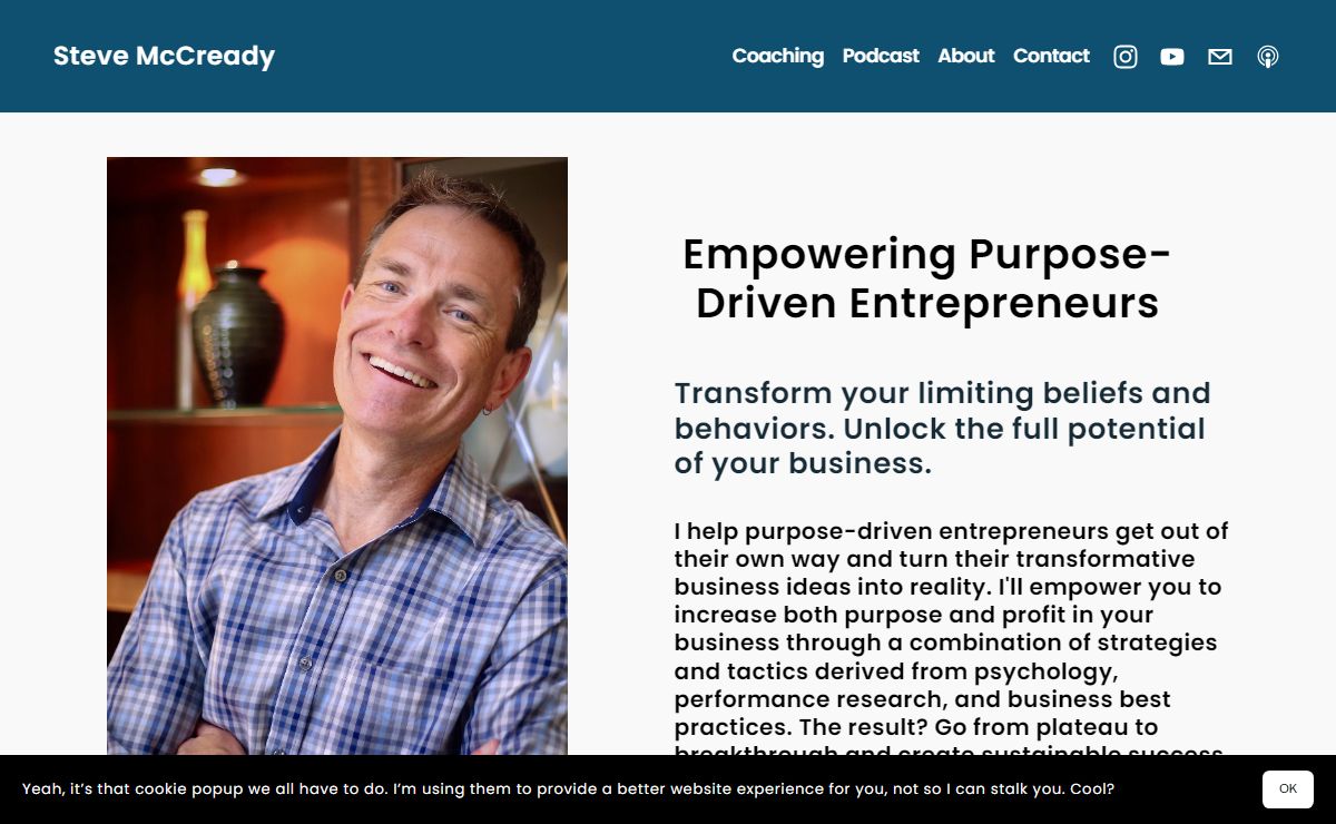 Steve McCready | Coach for Solo & Small Business Owners
