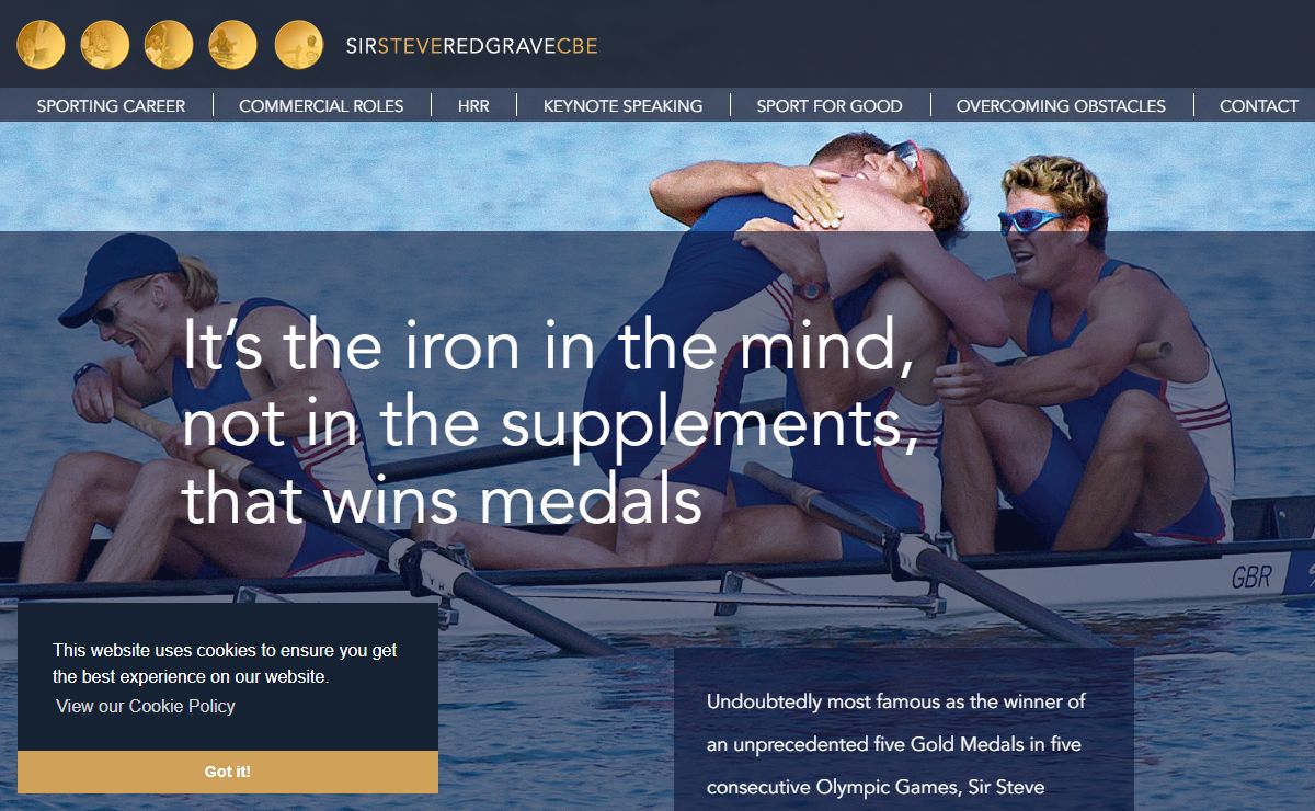 Sir Steve Redgrave CBE | Five Times Olympic Gold Medallist Rower