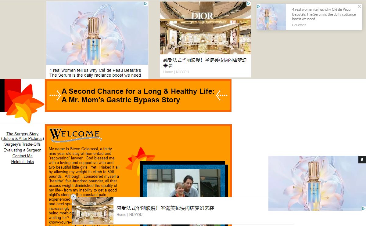 A Second Chance for a Long & Healthy Life: A Mr. Mom's Gastric Bypass Story