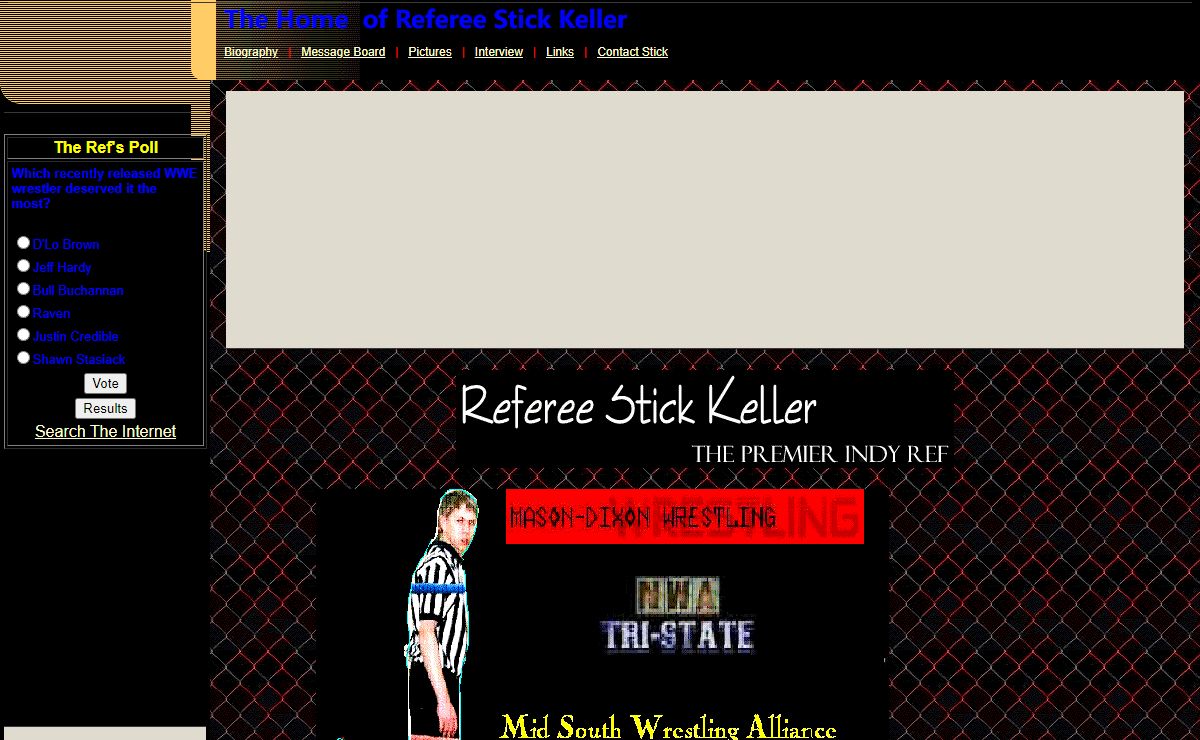 The Home of Referee Stick Keller