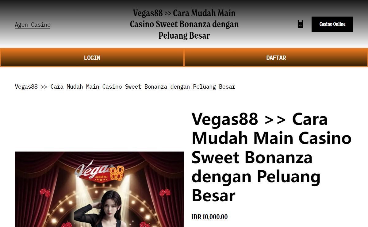 Vegas88 >> Cara Mudah Main Casino Sweet Bonanza dengan Peluang Besar