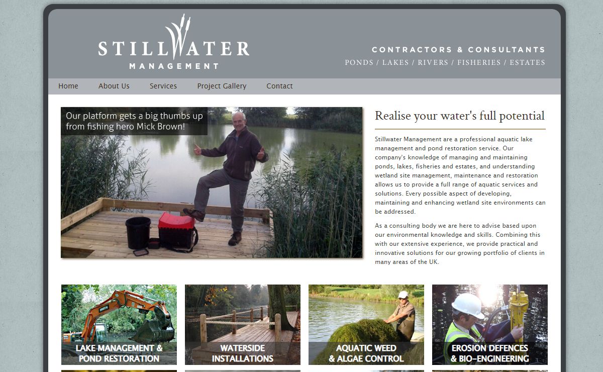 Stillwater | Lake management | Aquatic services | Pond restoration | Fishing platforms | Wildlife fencing